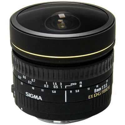 لنز دوربین عکاسی  سیگما 8mm F3.5 EX DG FISHEYE16507